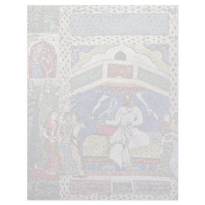 A King On His Throne By Indischer Maler Um 1565 (B Customized Letterhead by Artcollection