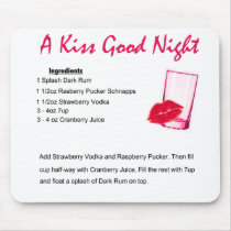 a kiss goodnight 3 mousepads