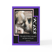 A Kiss... Greeting Card