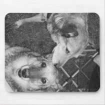 a kiss mousepads