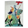 A Knight Carrying the Arms of Verona Greeting Card