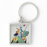 A Knight Carrying the Arms of Verona Key Chains