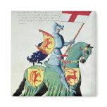 A Knight Carrying the Arms of Verona Fridge Magnets