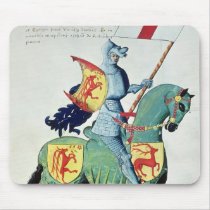 A Knight Carrying the Arms of Verona Mouse Pads