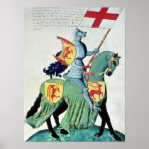 A Knight Carrying the Arms of Verona Poster