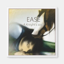 A Knight's Soul Square Magnet magnets