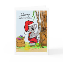 A Koala Merry Christmas cards
