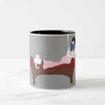 A Lady, A Cat and A Very Good Book Mug