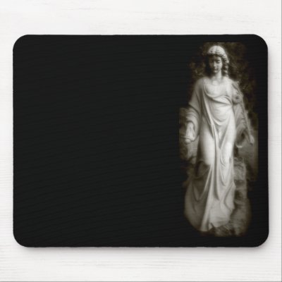 A Lady Descends Mousepad by CemDesigns