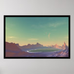 A Lake On Planet Azira Posters