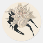 A Lamentation Round Sticker stickers