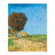 A Lane Near Arles, Vincent Van Gogh Print