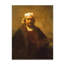 A late self protrait by Rembrandt, from a period w postcards by rahulbiswas A late self protrait by Rembrandt, from a period w postcards