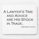 A Lawyer's Time and Advice Mouse Pad