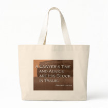 A Lawyer's Time and Advice Tote Bag