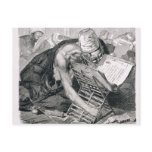 A Learned Man Absorbed in the Koran Post Card