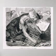 A Learned Man Absorbed in the Koran Print