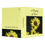 A Legacy of Love! binder custom Sunflowers