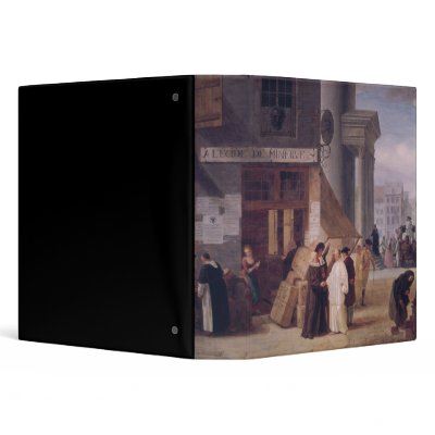 A l'Egide de Minerve Vinyl Binder by bridgemanart