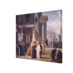 A l'Egide de Minerve Stretched Canvas Print