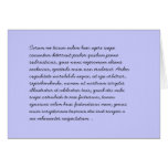 A letter does not blush. cards