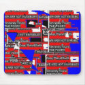 A Letter to Planet Earth_red and blue mousepads by zflower7 A Letter to Planet Earth_red and blue mousepads