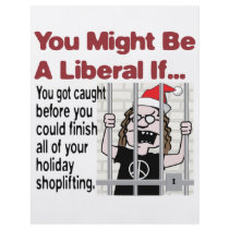 A Liberal’s Holiday Shoplifting flyers