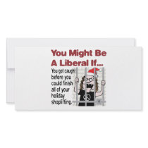 A Liberal’s Holiday Shoplifting Photo Card