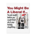 A Liberal’s Holiday Shoplifting Postcards