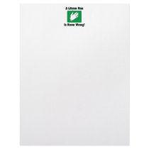 A Libyan Man Is Never Wrong letterhead by EthnoShirts A Libyan Man Is Never Wrong letterhead