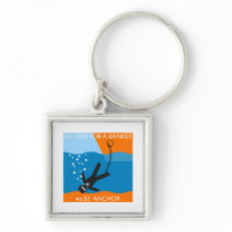 a life on the ocean wave.. keychain