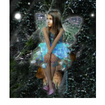 A light blue fairy t-shirts by myfairies A light blue fairy t-shirts