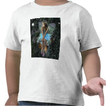 A light blue fairy t-shirts by myfairies A light blue fairy t-shirts