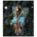 A light blue fairy t-shirts by myfairies A light blue fairy t-shirts