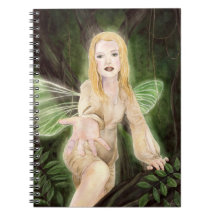 A Light in a Dark Place Fairy Notebook