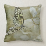 A Lighter Touch Butterfly Pillow by Lois Bryan