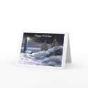 A lighthouse Christmas cards