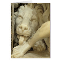 A Lion licking the foot of Daniel Cards