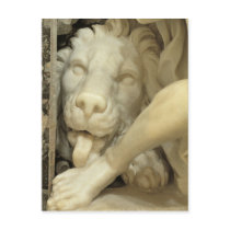 A Lion licking the foot of Daniel Post Cards