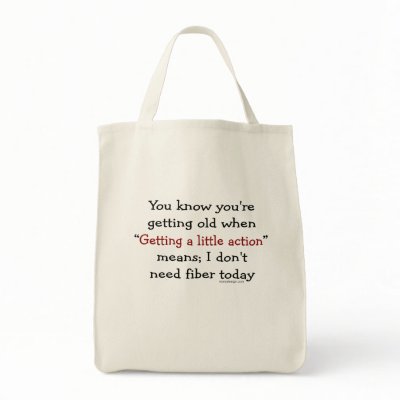 A Little Action For Seniors Canvas Bags by ironydesign