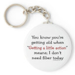 A Little Action For Seniors Keychain