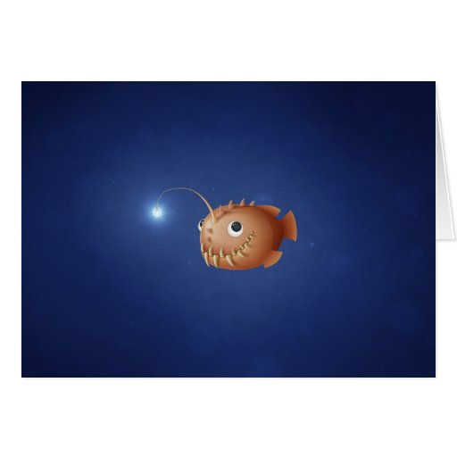A Little Anglerfish Card