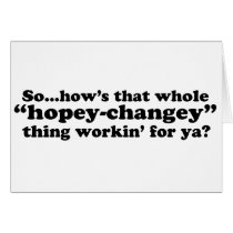 A Little Anti-Obama Humor Greeting Card