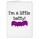 A Little Batty Halloween T-shirts and Gifts Greeting Cards