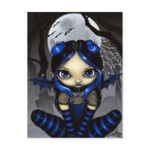 "A Little Batty" Postcard
