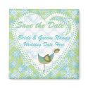 A Little Bird Save the Date Magnet magnet