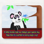 A Little Birdie Told Me Mouse Mat