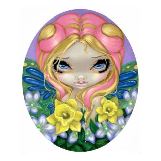 A Little Bit of Spring ART PRINT flower fairy print