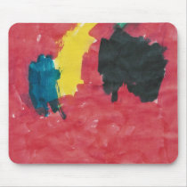A Little Boy's Painting  mousepads