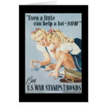 A Little Can Help World War 2 Greeting Card